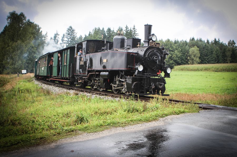 Smalspoorbaan in Zuid-Bohemen door Boheems Canada