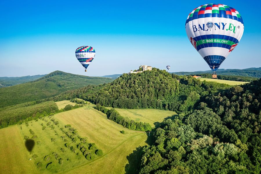 Een ballonvaart in Tsjechië is een unieke ervaring