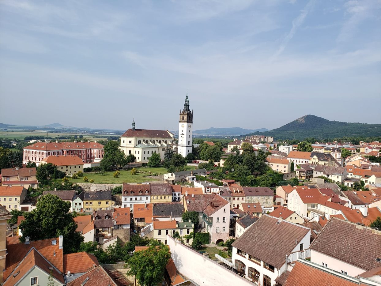 Litomerice stad aan de Elbe