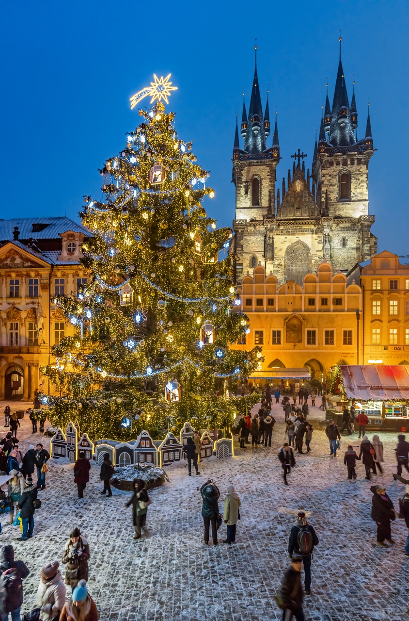 De kerstmarkt op het Oude Stadsplein ©Libor Sváček Kerstmarkt op het Oude Stadsplein