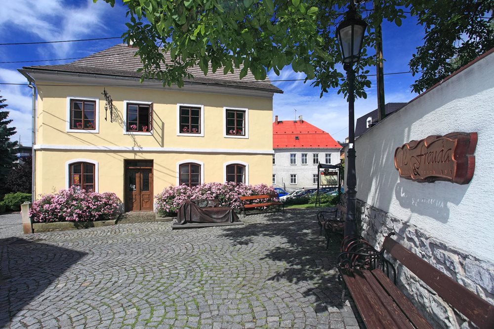 Sigmund Freud's birth house in Příbor, Czech Republic