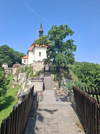 Valdstejn kasteel in Boheems Paradijs