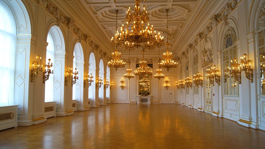 De Spaanse Hal in de Praagse Burcht Spanish Hall Praagse Burcht in Praag