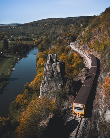 Zampach viaduct Tsjechië Sazava rivier