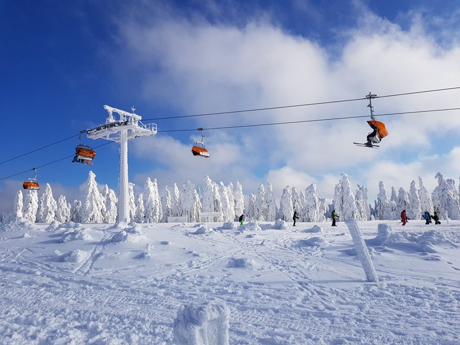 Skiën Ertsgebergte Klinovec