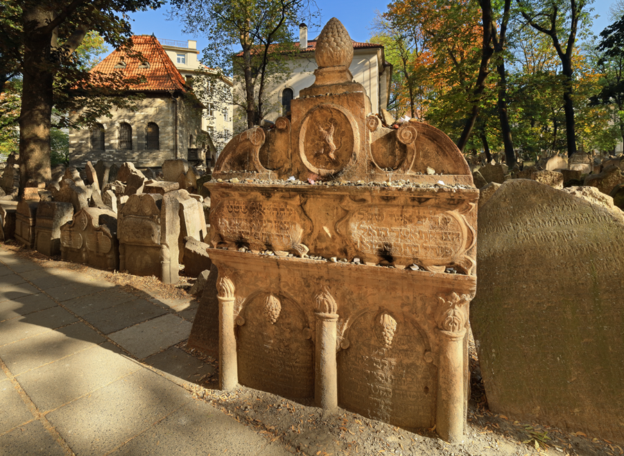 Old Jewish cemetery in Prague