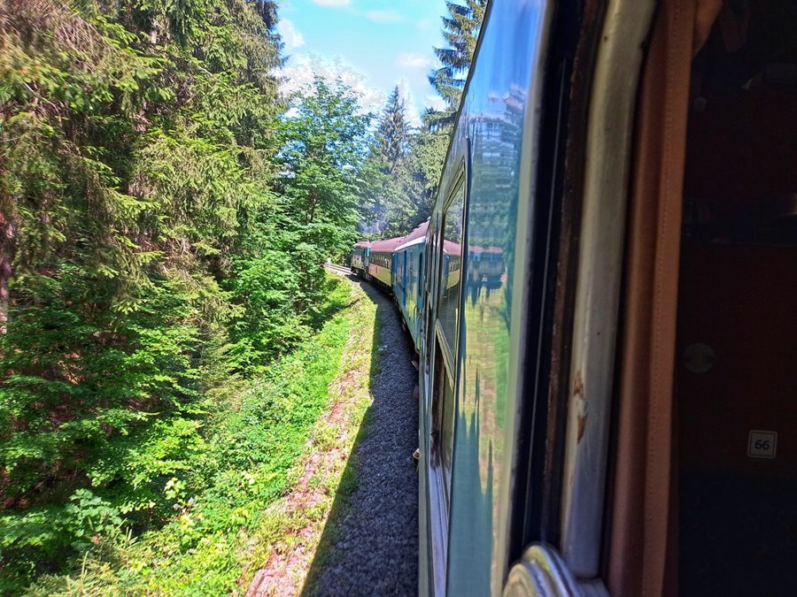 Met de trein door Tsjechië ©Arjan Mulder Treinreizen in Tsjechië