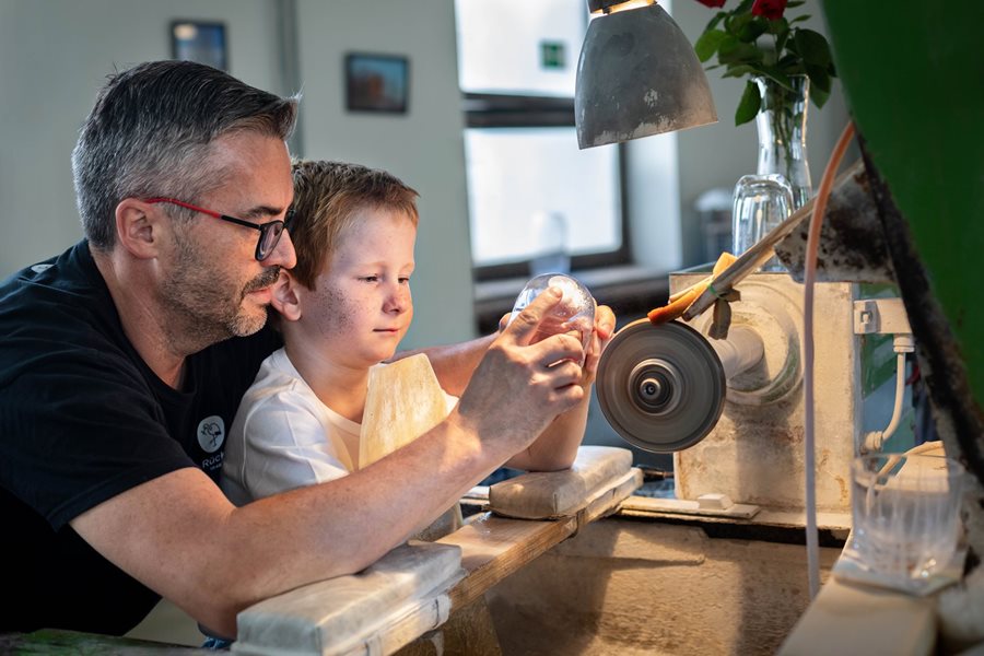 Glasworkshop in Tsjechië in Rückl