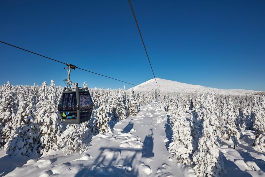 De lift naar de Snezka in het Reuzengebergte