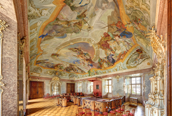 Kromeriz interieur paleis UNESCO Moravië