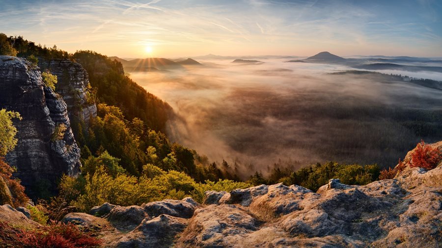De prachtige natuur van Boheems Zwitserland ©Ústí region Natuur van Boheems Zwitserland