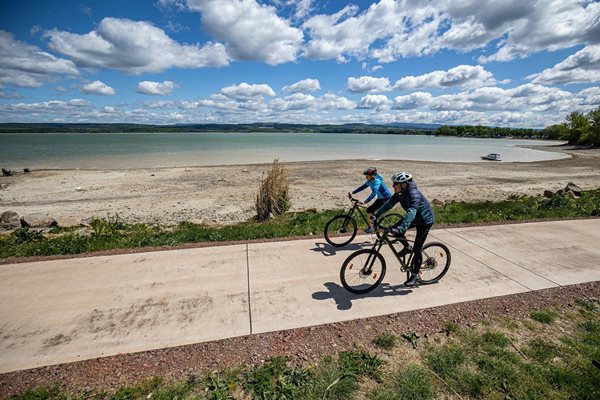 Cyklostezka okolo Vodní nádrže Rozkoš_Michal Fanta Cyklostezka okolo Vodní nádrže Rozkoš_Michal Fanta