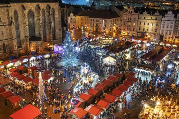 Kerstmarkt in Pilsen