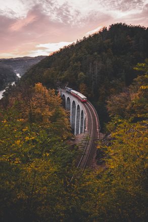 Sazava route treinreis Tsjechië