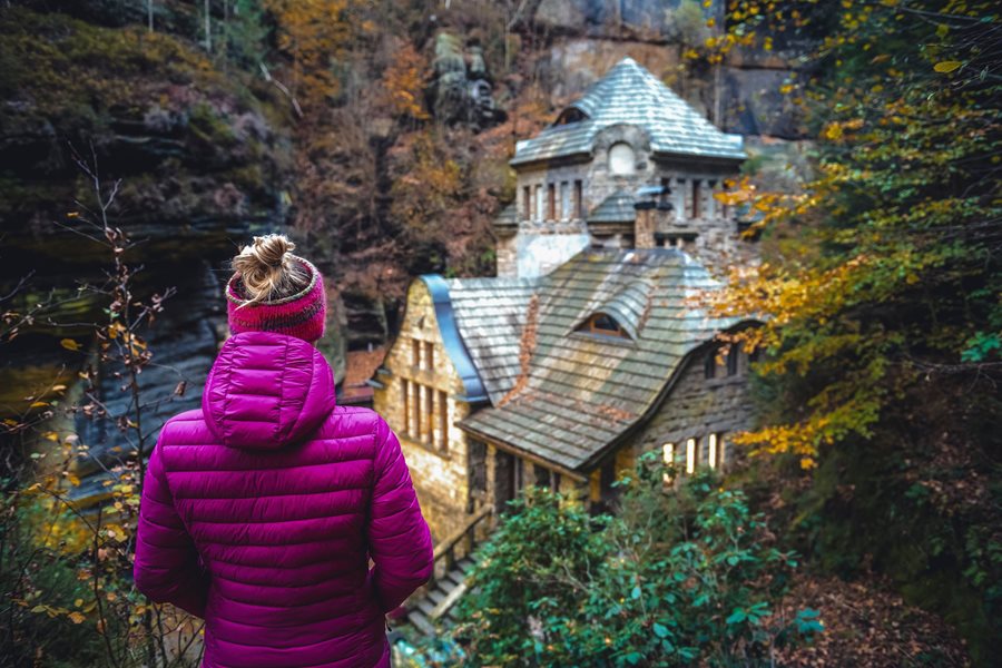 Hrensko herfst Boheems Zwitserland