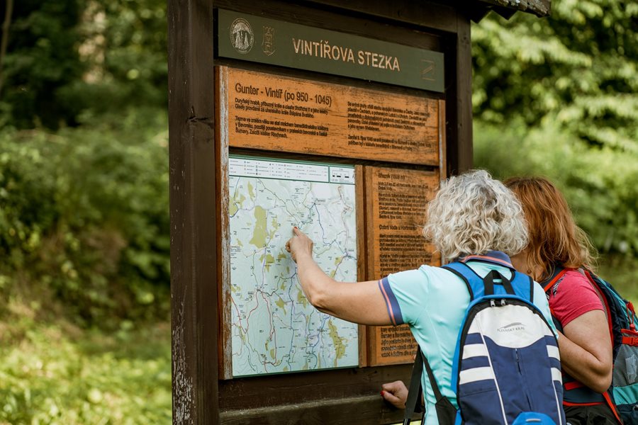 Vintir wandelen