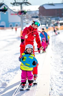 Lipno skien familie