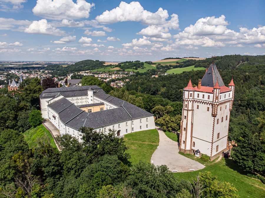 Het witte chateau ©Turistická oblast Opavské Slezsko - z.s. Kasteel Silezië in Opava regio