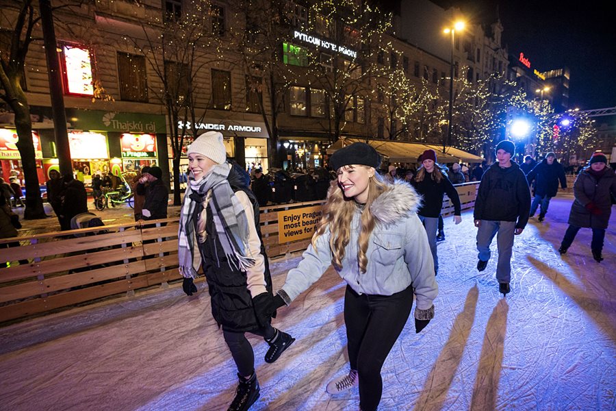 Schaatsen Wenceslasplein