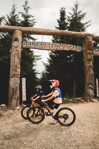 Biking trailpark Dolní Morava ©The Nomads Family Biking trailpark Dolni Morava