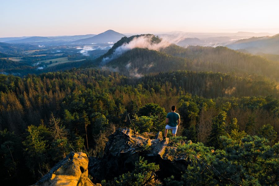 Boheems Zwitserland wandelen Hrebenovka