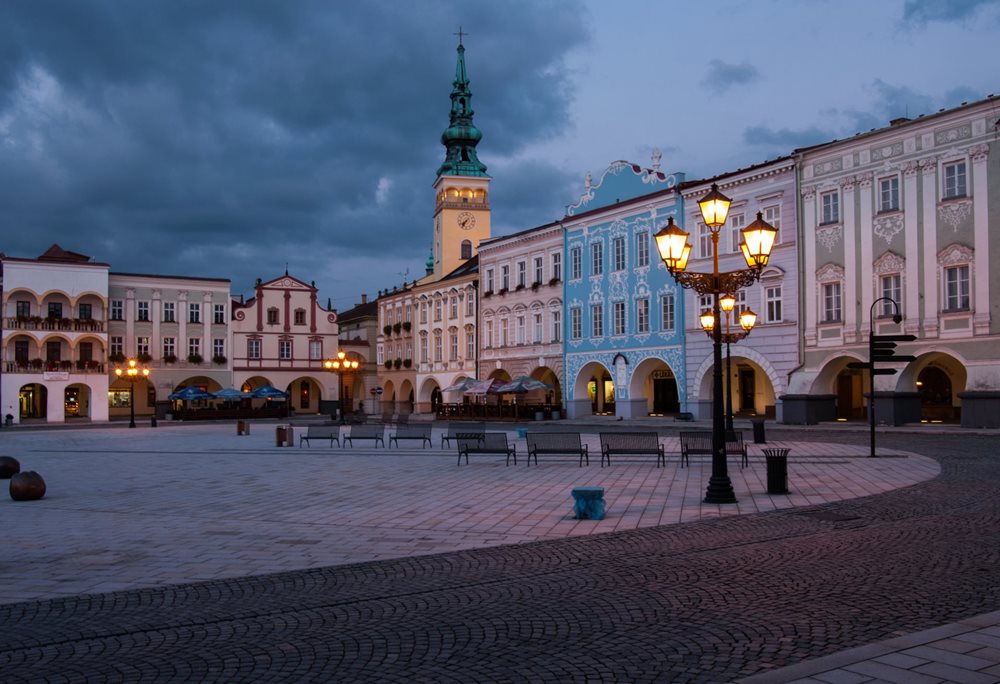 Nový Jičín main square, Czechia