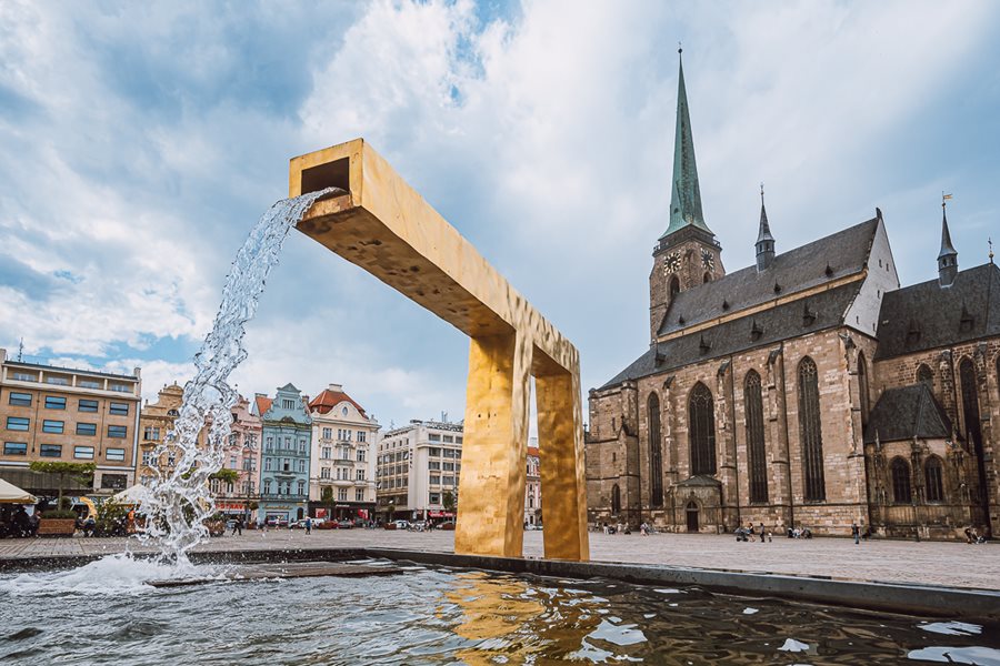 Stadsplein van Pilsen