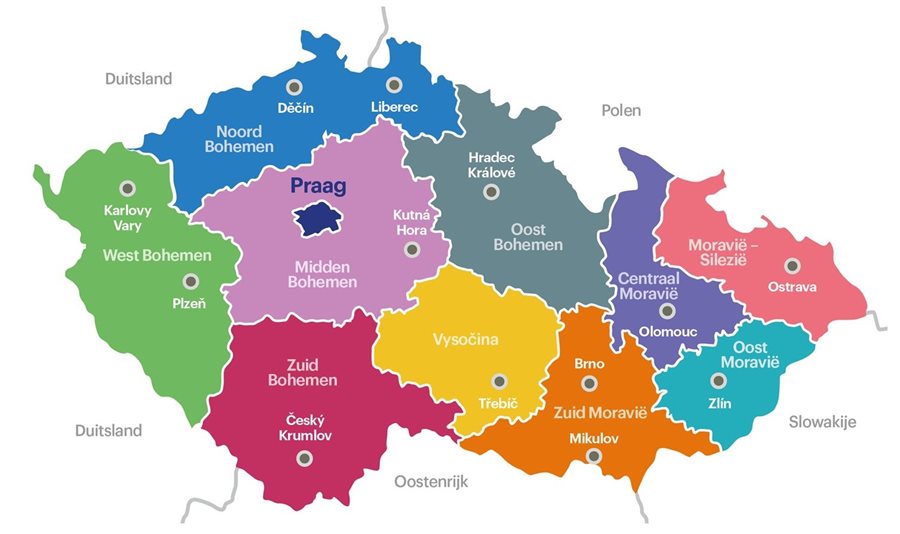 Regio's van Tsjechië