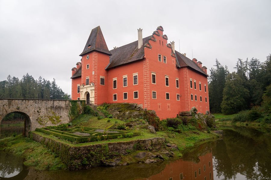 Cervena Lhota kasteel Zuid-Bohemen