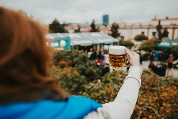 Bij het Pilsner Fest mag de Pilsner Urquell niet ontbreken ©Pilsen Tourism Pilsner Fest in Pilsen