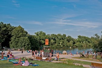 Zwemmen Boheems Paradijs camping