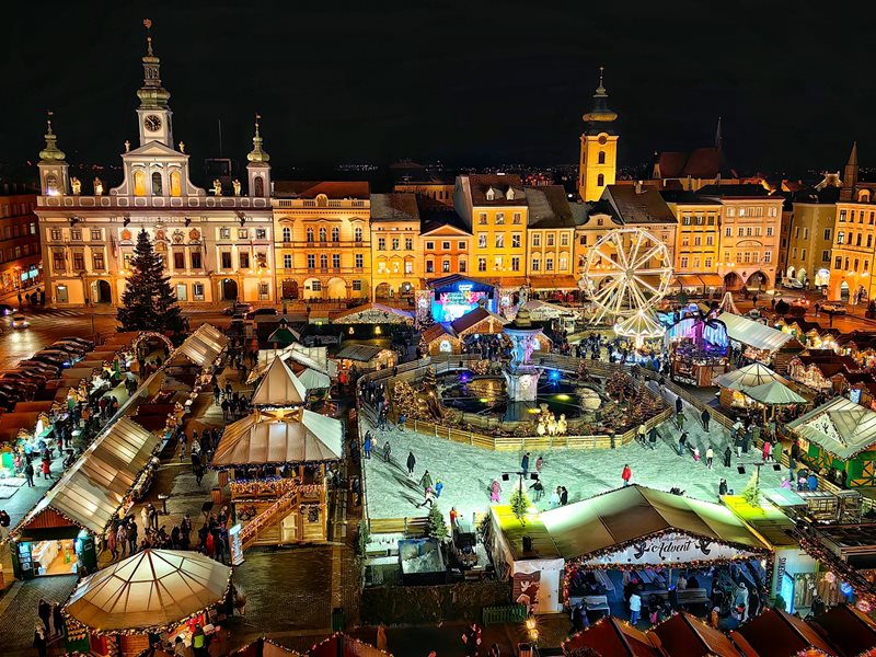 Samsonova fontána, české Budějovice, ©Tomáš Navara