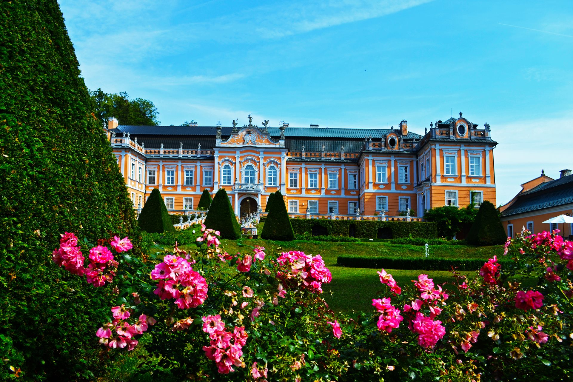 Nové Hrady chateau in Pardubice regio