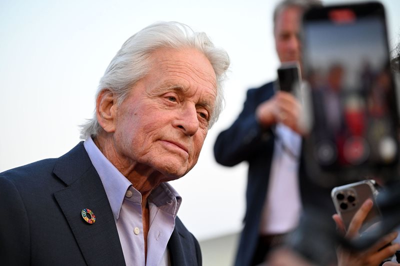 Michael Douglas in Italy.