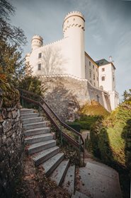 Orlik chateau in Zuid-Bohemen