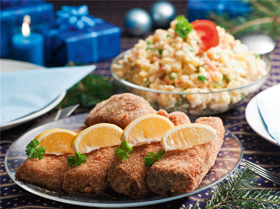 tsjechisch maaltijd kerstgerecht trebon karper