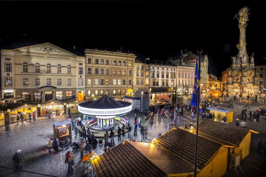 Kerstmarkten in Olomouc ©Jan Andreáš Kerstmarkten in Olomouc