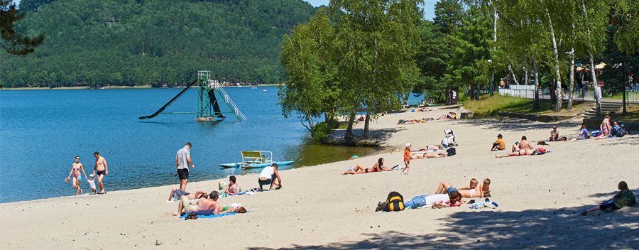 Strand bij Mácha lake