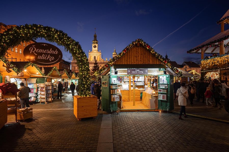 Ceske Budejovice kerstmarkt