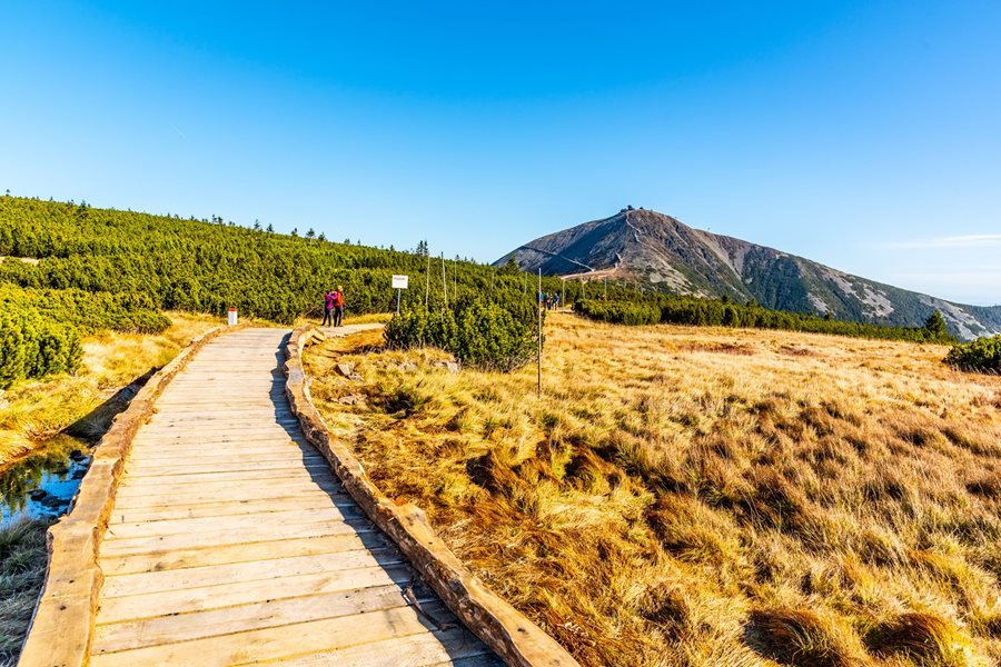 Wandelen naar de Snezka in het Reuzengebergte