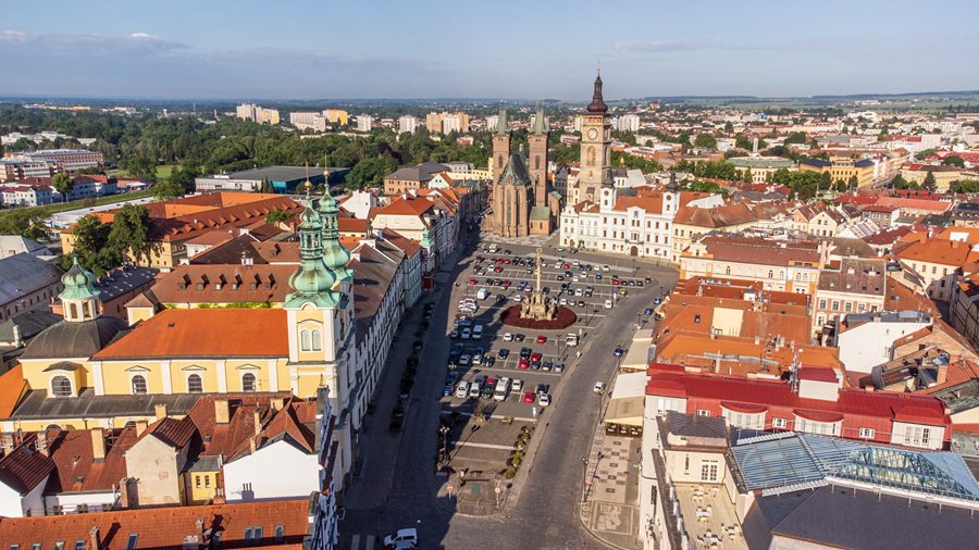 Hradec Kralove in Noord-Bohemen in Tsjechië