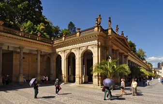 Karlovy Vary in zomer