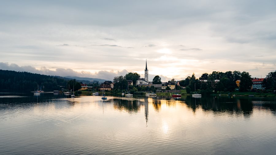 Uitzicht Lipno frymburk