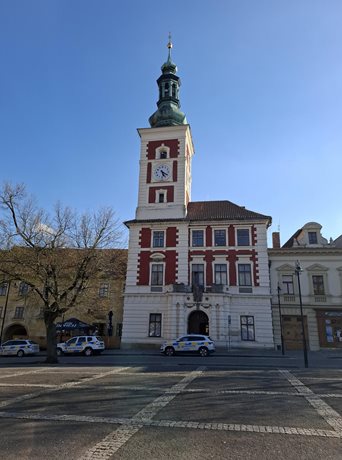 Het stadhuis van Slaný