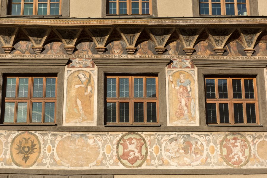 Renaissance gevel in Prachatice