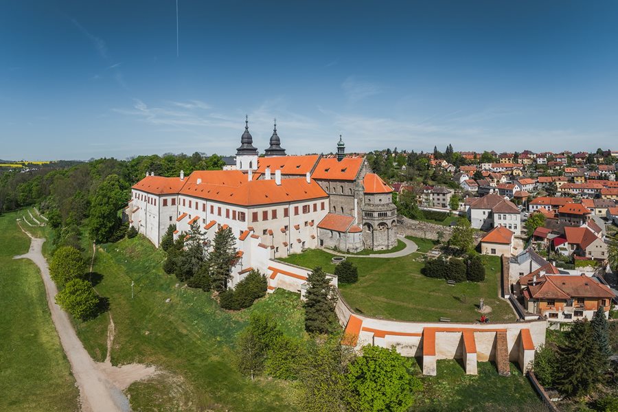 De St. Propiusbasiliek in Třebíč ©Jakub Minka De Sint-Procopiusbasiliek in Třebíč ©Jakub Minka