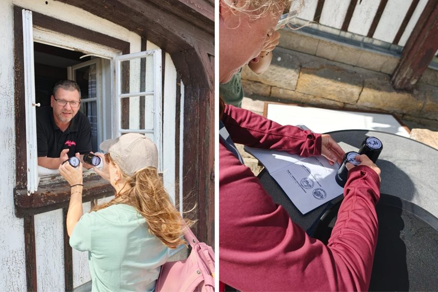 Stempels verzamelen van de Hrebenovka wandelroute Stempels verzamelen van de Hrebenovka wandelroute