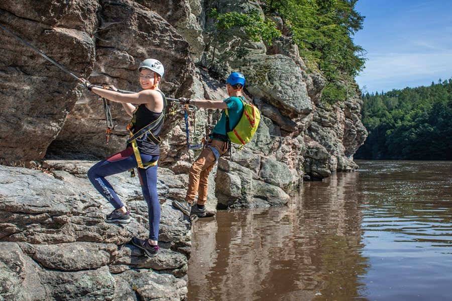 Via ferrata Hluboká ©Zuzana Reifova Via ferrata Tsjechië, Zuid-Bohemen