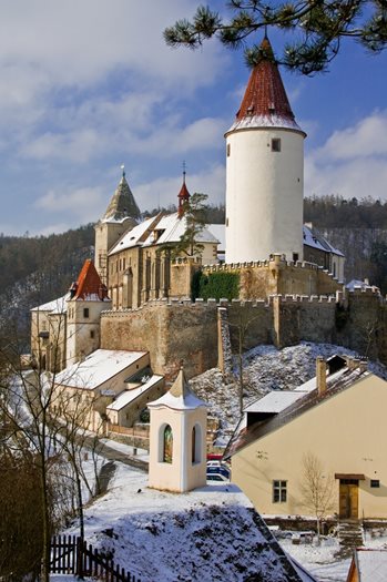 Kasteel Krivoklat in Centraal-Bohemen in Tsjechië