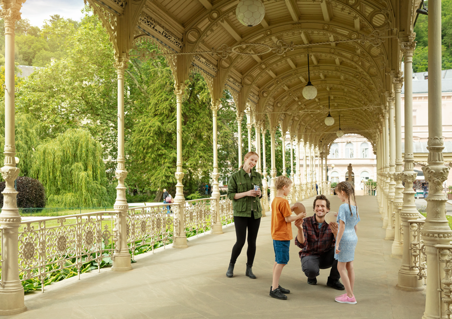 De spawafels van Karlovy Vary vindt iedereen lekker ©CzechTourism Vakantie met kinderen in de Tsjechische regio Karlovy Vary